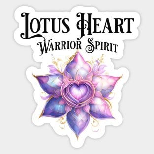 The Lotus Heart, Warrior Spirit Sticker